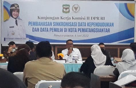 Komisi II DPR RI Kunker Ke Siantar Pemko Mohon Bantuan APBN HARIAN