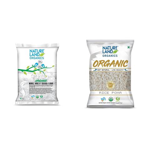 Natureland Organics Whole Wheat Flour Kg Organic Wheat Flour