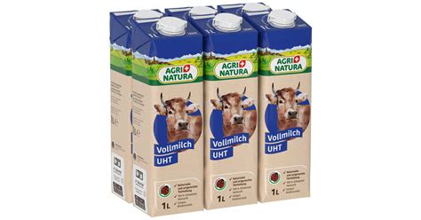 Agri Natura Milch Uht Sixpack Rabatt Volg Ab