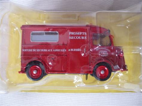 IXO HACHETTE CITROEN TYPE H VSAB POMPIERS SDIS 56 AU 1 43 EN BOITE BON