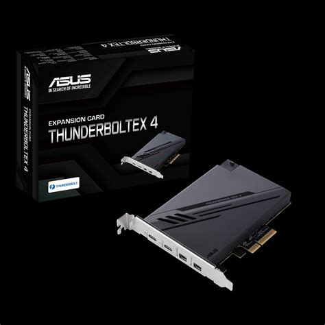 ASUS ThunderboltEX 4 - Thunderbolt adapter - PCIe 3.0 x4 - Thunderbolt ...