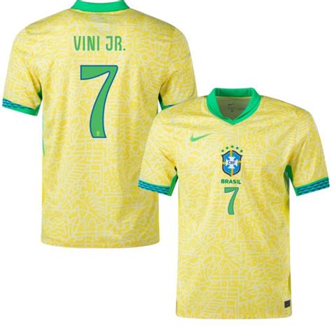 Brazil Home Jersey 2024 2025 Vini JR | Foot Soccer Pro