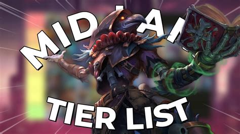 Smite Mid Lane Tier List Mid Lane Hunters Dominating Youtube