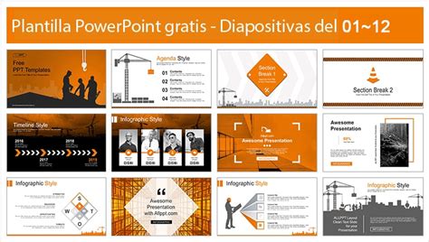 Plantilla Powerpoint Para Ingenier A Civil Plantillas Power Point Gratis