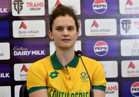 South Africa Women Team Captain Laura Wolvaardt Talking To Media