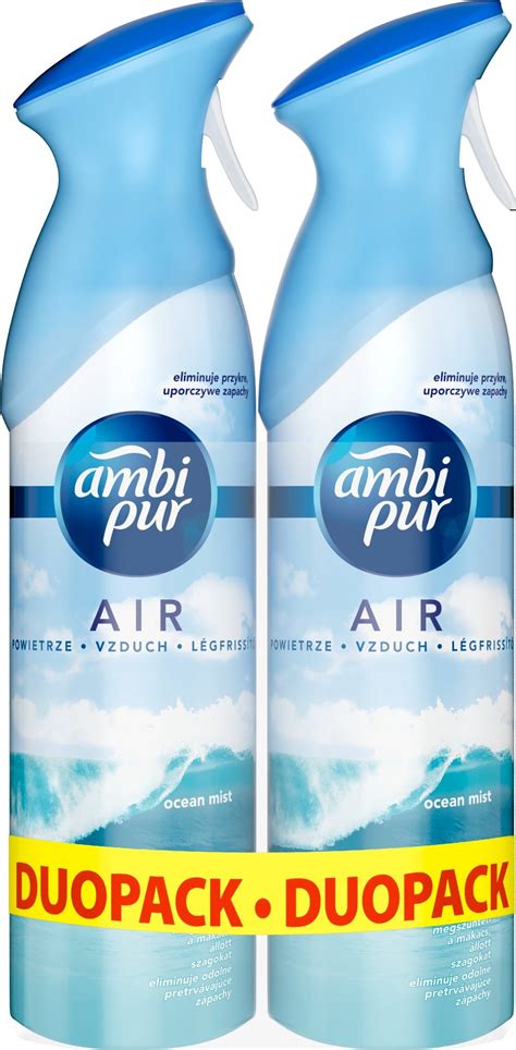 Ambi Pur Osvěžovač vzduchu sprej 2x 300 ml Ocean Mist - Zbozi.cz