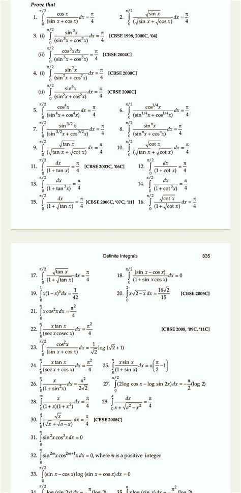 Based On Property Of Definite Integral Maths Classes Notes Teachmint