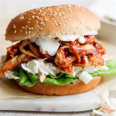 Bbq Chicken Sandwich The Wooden Skillet