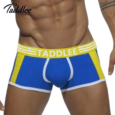 Unids Taddlee Hombres Ropa Interior Boxer Trunks Gay Penis Bolsa Wj