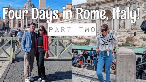 Days In Rome Italy Itinerary Part Vatican Trevi Fountain