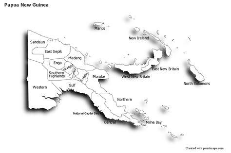 Sample Maps For Papua New Guinea