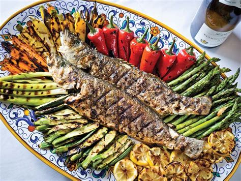 Grilled Whole Mediterranean Sea Bass