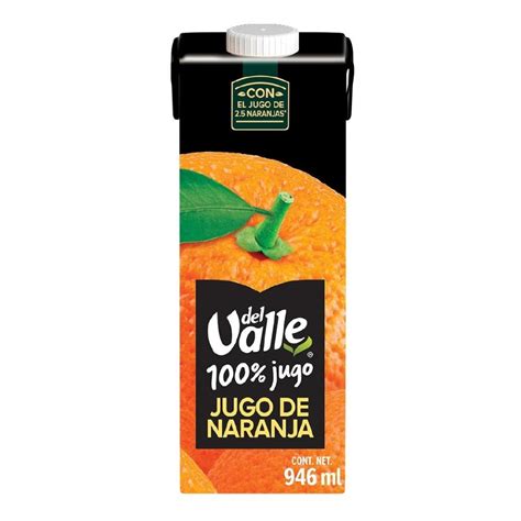 Jugo De Naranja Del Valle 100 Jugo 946 Ml Walmart