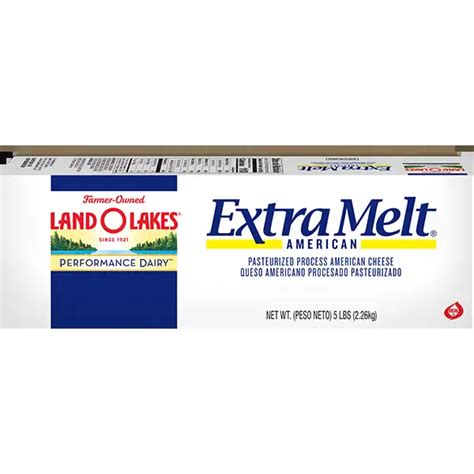 Land O Lakes Extra Melt American Cheese Loaf Yellow Land O Lakes