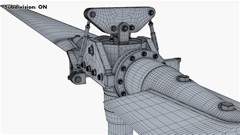 Helicopter Rotor System V 1 - 3D Model by Zurel