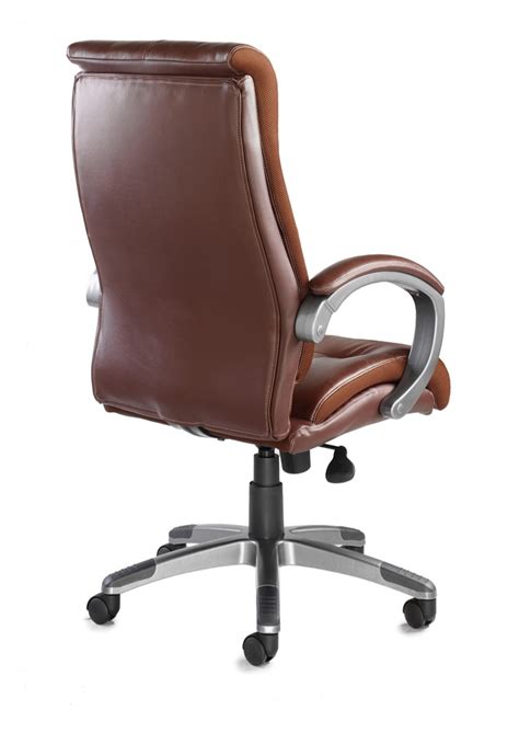 Catania Brown Leather Managers Office Chair Cat300t1 By Dams 121