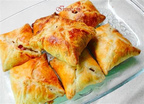 Слоеная самса с мясным фаршем рецепт с фото пошагово | Рецепт | Идеи ...