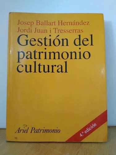 Gesti N Del Patrimonio Cultural Joseph Ballart Env O Gratis