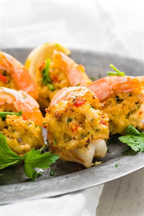 Stuffed Shrimp With Crab Recipe Baked Stuffed Shrimp Recipes