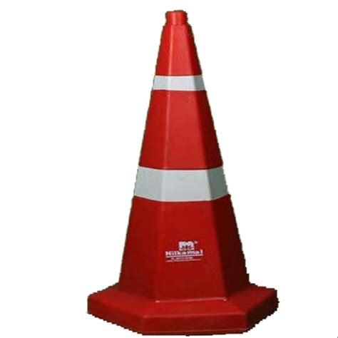 Red Pvc Nilkamal Safety Cone Hexagonal Safety Cone Model Name Number