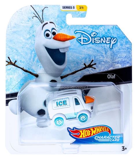 Olaf Frozen Disney Hot Wheels Character Cars