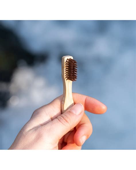 Brosse à Dents de Voyage 3 gr en Bambou PAOS NATURE ET SPORTS