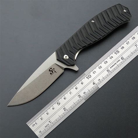 Eafengrow St Ball Bearing Pocket Folding Knife D Steel Blade G