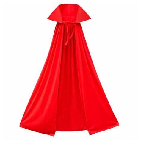 Seasonstrading 40 Red Cape With Stand Up Collar Devil Superhero