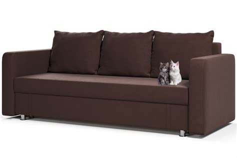 Диван-софа "Каприз" коричневый велюр Кабрио купить за 15090 руб в ...