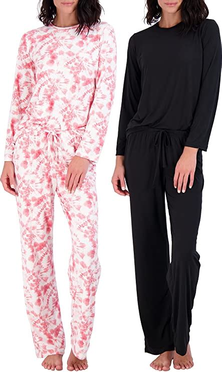 Real Essentials Lightweight Skin Friendly Pajama Set For Women