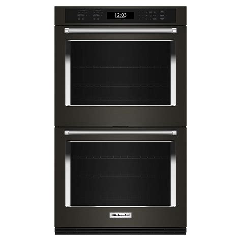 KitchenAid 30 Built In Electric Convection Double Wall Oven With Air