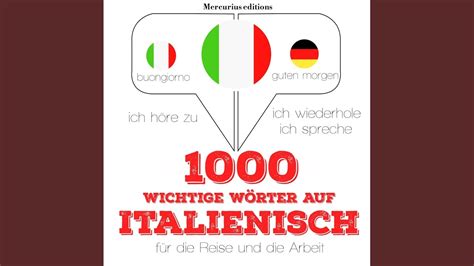 Kapitel 1 15 1000 wichtige Wörter auf Italienisch für Reise und