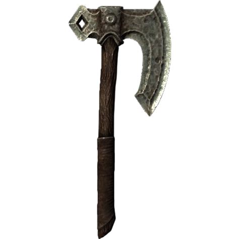 File SR Icon Weapon Iron War Axe Png The Unofficial Elder Scrolls