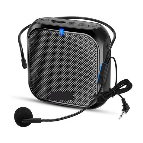 Portable Voice Amplifier, Megaphone Booster With Microphone Loudspeaker