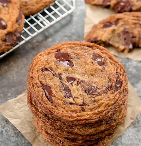 Crispy Chewy Chocolate Chip Cookies Kirbies Cravings