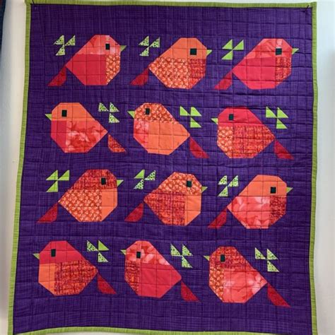 New Qal Sparrows Quilt Join Us Wooden Spools Quilting Knitting