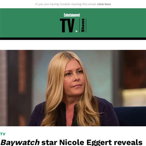 Baywatch Star Nicole Eggert Reveals Breast Cancer Diagnosis Martha