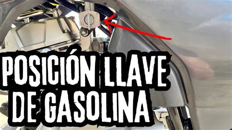 Posici N Correcta De Llave De Gasolina En La Moto Youtube