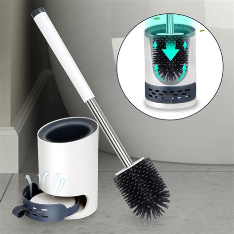 Brosse Wc Silicone Brosse Toilette Avec Support S Chage Rapide