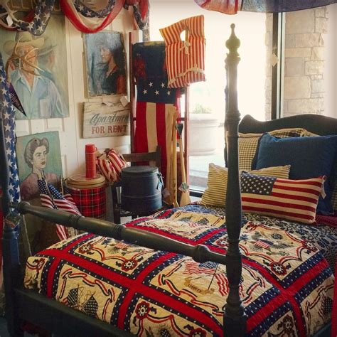 Patriotic Bedroom | Patriotic bedroom, Home decor, Decor