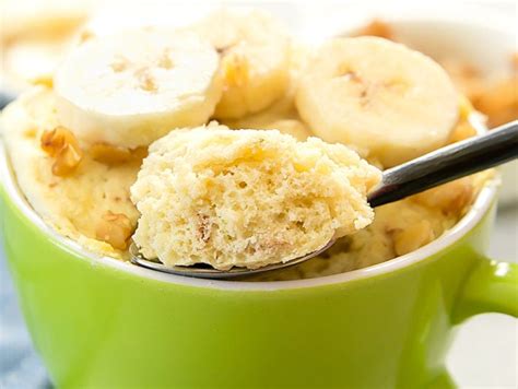 Banana Bread Mug Cake Paleo Kirbie S Cravings