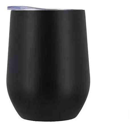 Vaso T Rmico Ml Acero Inoxidable Negro Linnar Vaso Liinar Env O