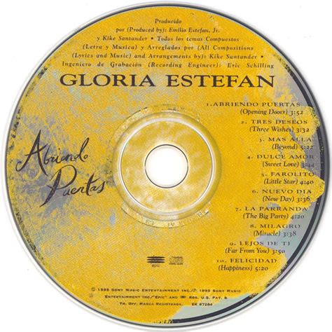 Abriendo Puertas - Gloria Estefan mp3 buy, full tracklist