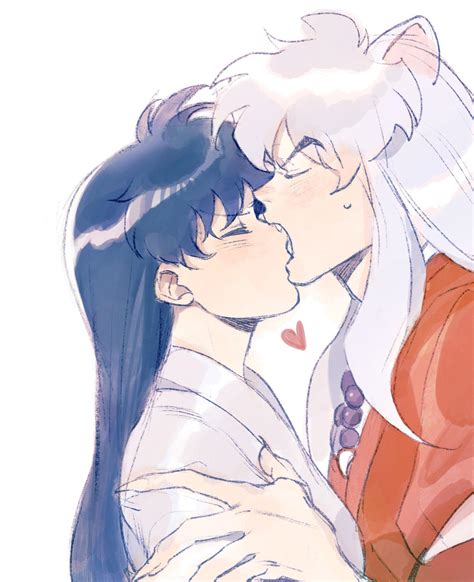 The cutest inuyasha x kagome fanart ever! artist is Tobu_0w0 on twitter : r/inuyasha