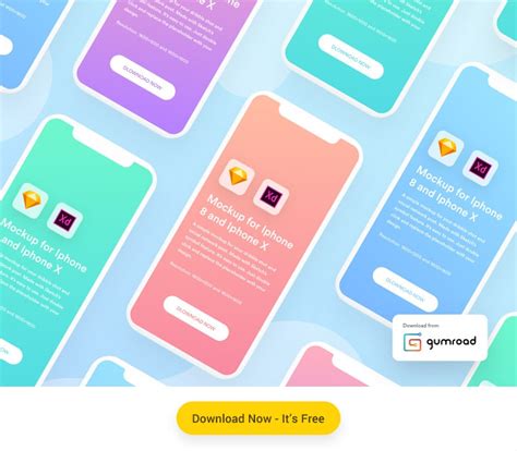 Sketch Iphone X Mockups Free Paid Thehotskills