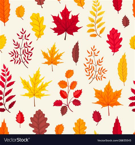 Falling leaves isolated Royalty Free Vector Image