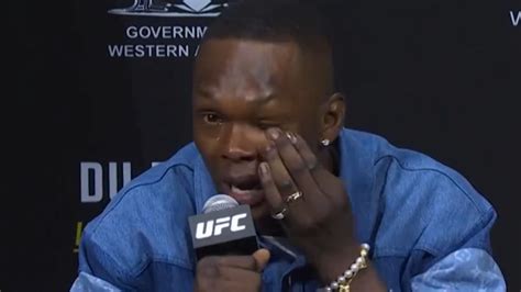 Ufc Why Did Israel Adesanya Cry What Did Du Plessis Say In Pc