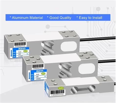 Single Point Load Cell Mavin Na4 Pressure Sensor 100kg Single Point