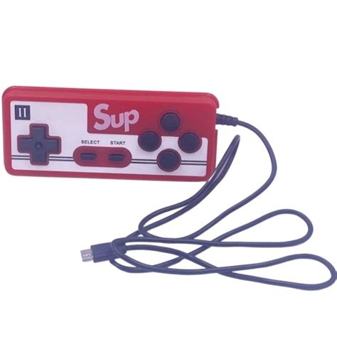 Mini Game Boy Portátil Sup Led 3 Controle Preto CB Acessórios