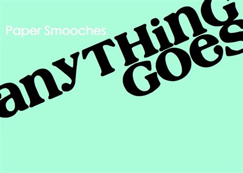 Paper Smooches Anything Goes Challenge